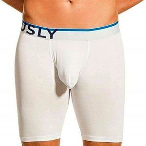 Obviously EveryMan 9 inch Leg Boxer Brief WHITE - B01